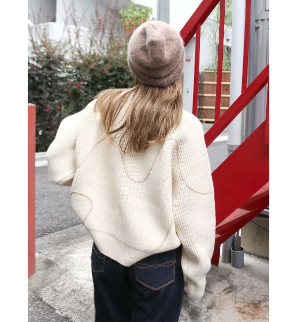 Ungrid「テープデザインルーズニット」|ニット・セーター|