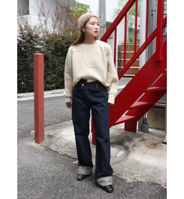 Ungrid「テープデザインルーズニット」|ニット・セーター|
