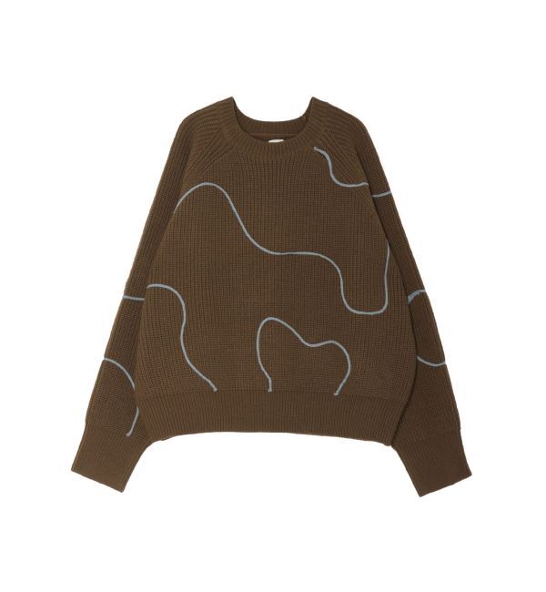 Ungrid「テープデザインルーズニット」|ニット・セーター|