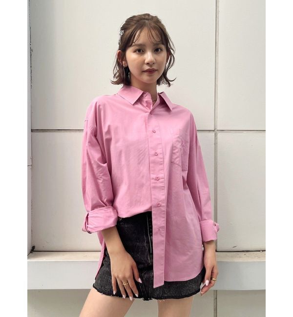 EVRIS「ワンポイントオーバーシャツ」|シャツ・ブラウス|