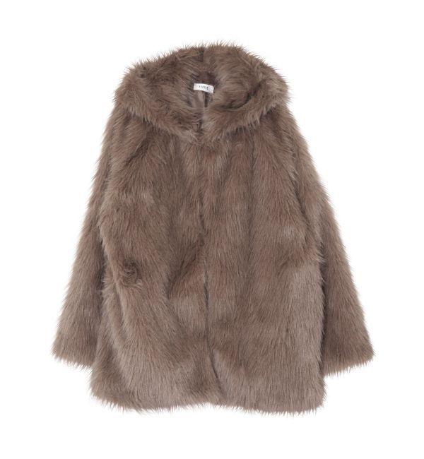 EVRIS「フェイクファーフーディコート」|その他|