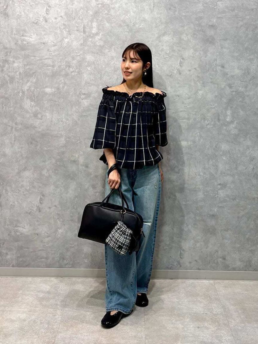 Mila Owen「後リボンボリュームオフショルブラウス」|シャツ・ブラウス|