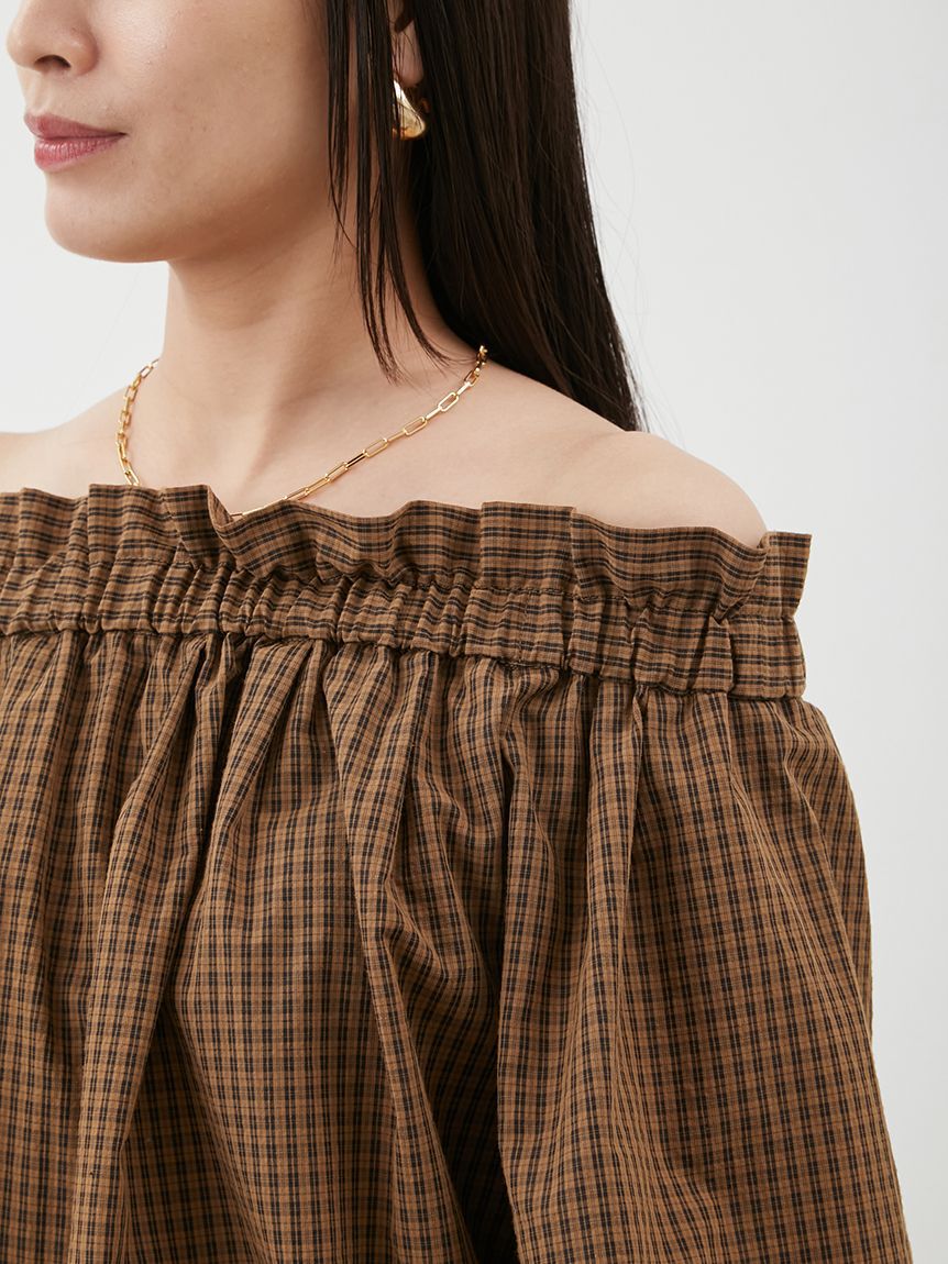 Mila Owen「後リボンボリュームオフショルブラウス」|シャツ・ブラウス|