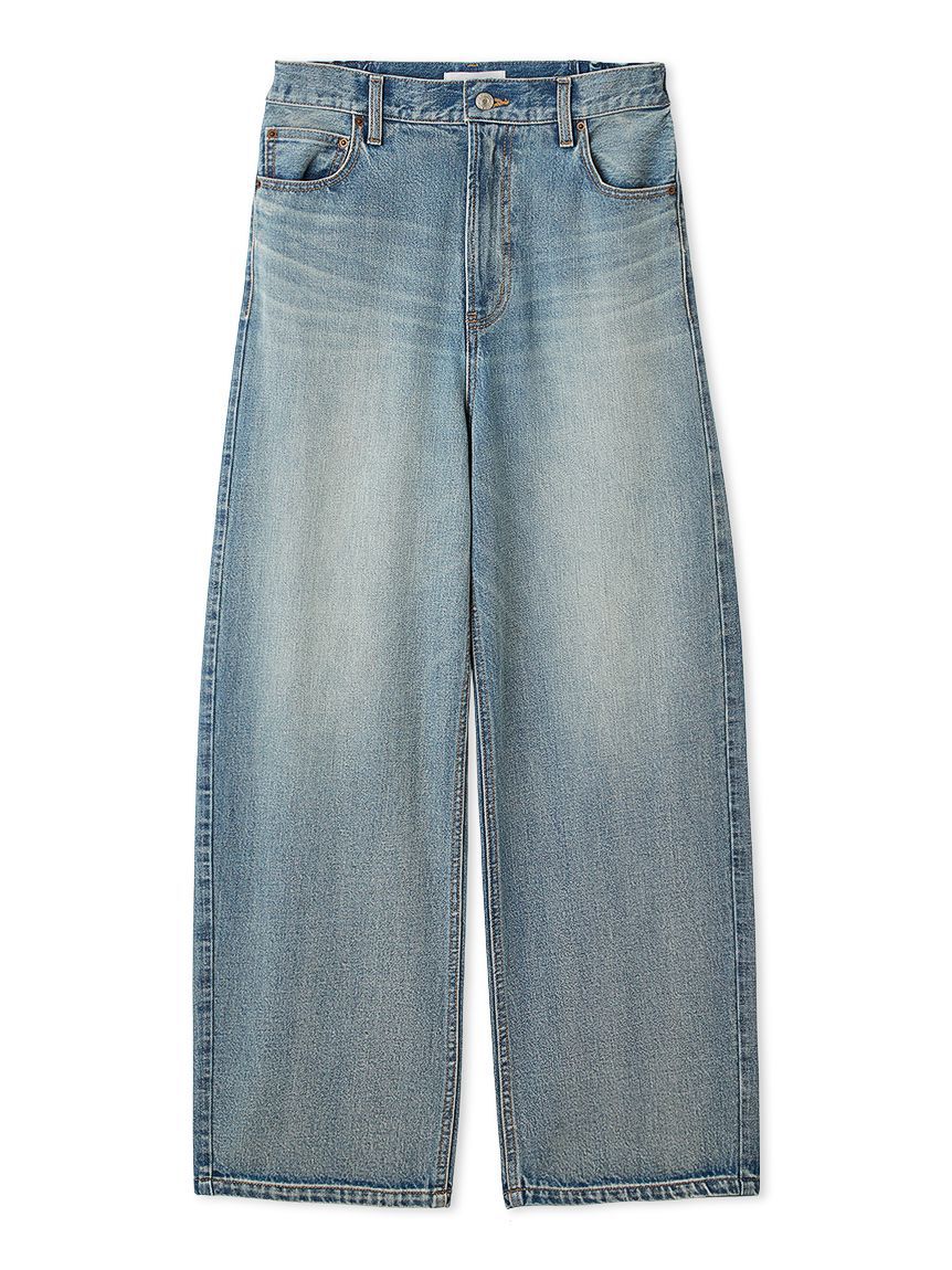 Mila Owen「ハイライズルーズフィットバギーデニムパンツ」|デニム|