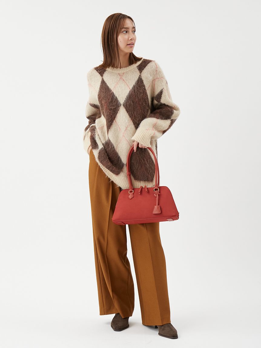 Mila Owen「コーデュロイライク2タックワイドパンツ」|チノ|