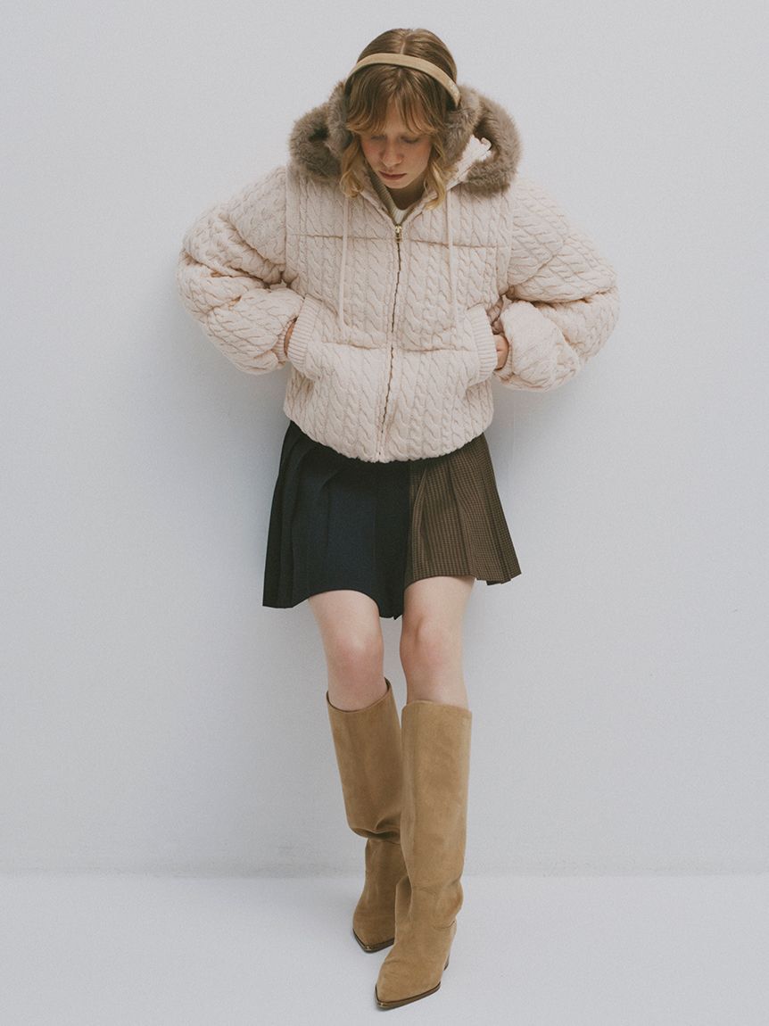FURFUR「4WAYニットパディングジャケット」|ダウン|