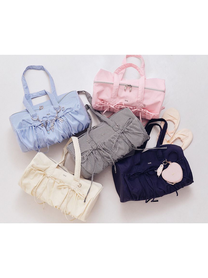 FURFUR「【WEB限定カラー】リボンドラムバッグ」|ショルダー・メッセンジャー|