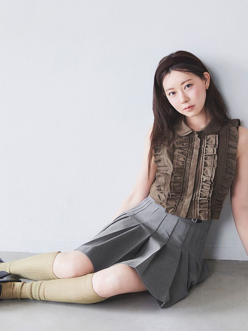 SNIDEL「プリーツスカショーパン」|その他|GRY