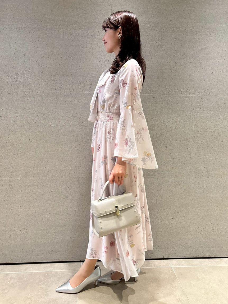 CELFORD「フラワープリントボウタイワンピース」|ワンピース|