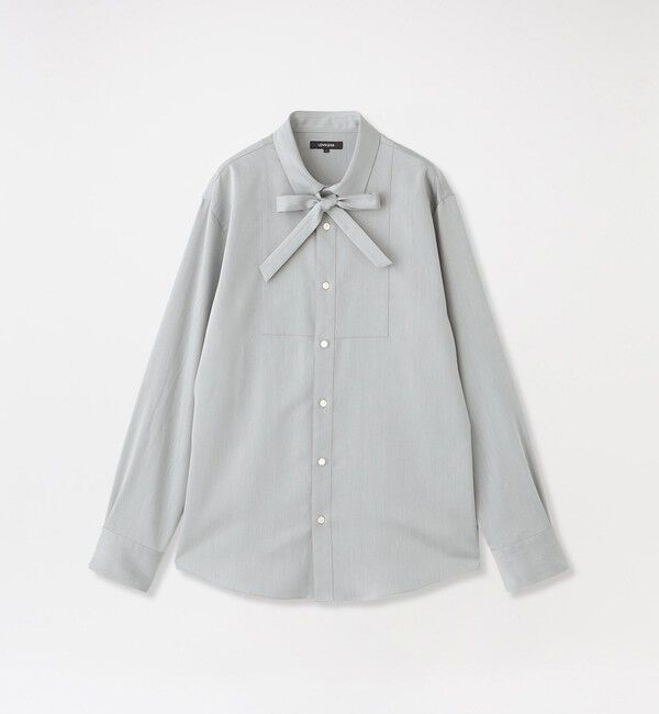  「ツイルリボンタイシャツ」|シャツ・ブラウス|