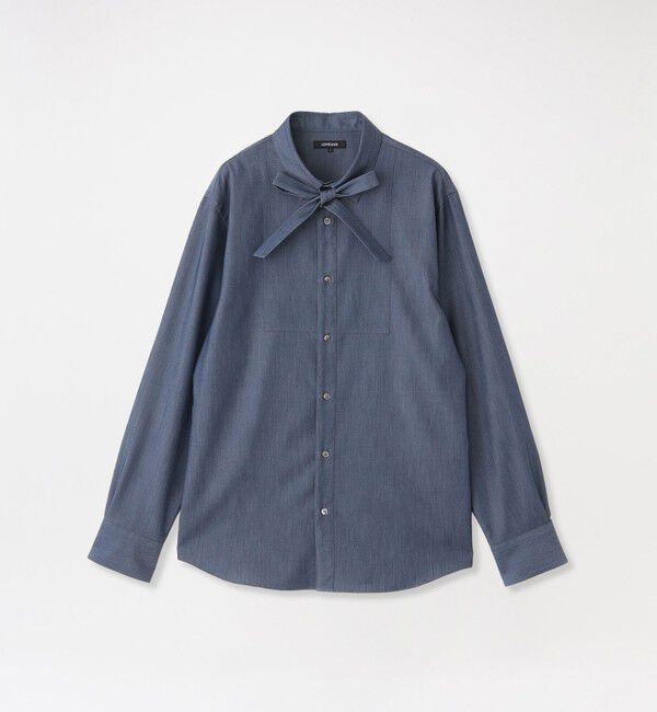  「ツイルリボンタイシャツ」|シャツ・ブラウス|