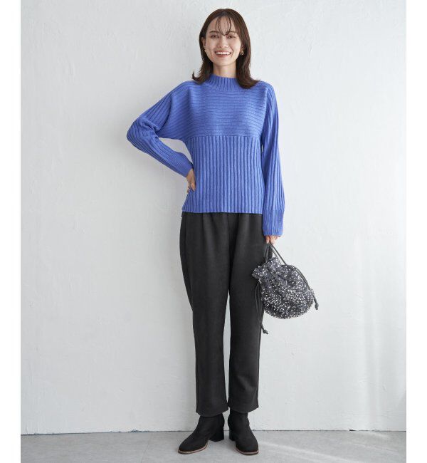 ikka「GOKU楽フェイクスエードテーパードパンツ」|その他|