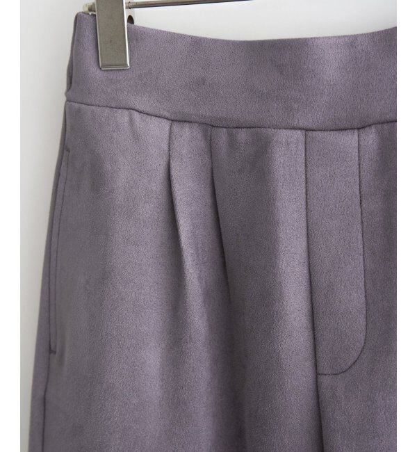 ikka「GOKU楽フェイクスエードテーパードパンツ」|その他|