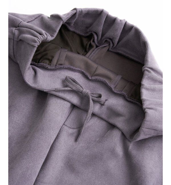 ikka「GOKU楽フェイクスエードテーパードパンツ」|その他|