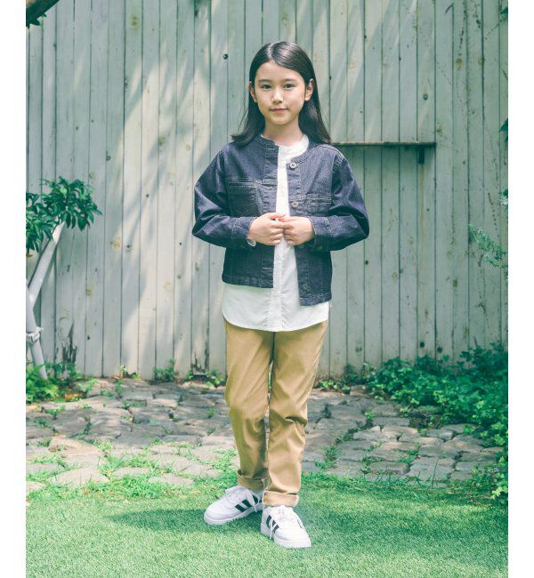 ikka kids「ＬＫメッシュデニムバンドカラーＪＫ」|その他|