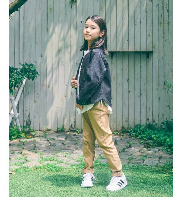 ikka kids「ＬＫメッシュデニムバンドカラーＪＫ」|その他|