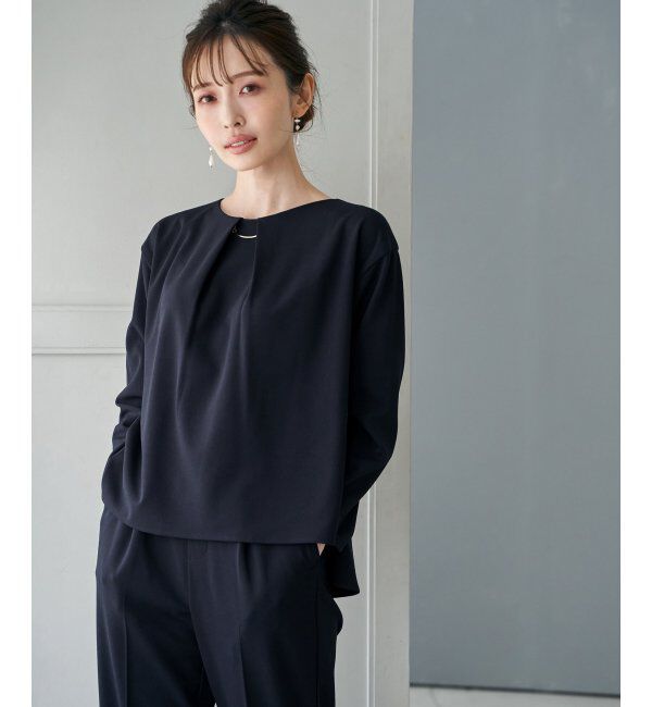 IKKA LOUNGE「【フォーマル対応／2点セット】GOKU楽 長袖セットアップ」|ワンピース|