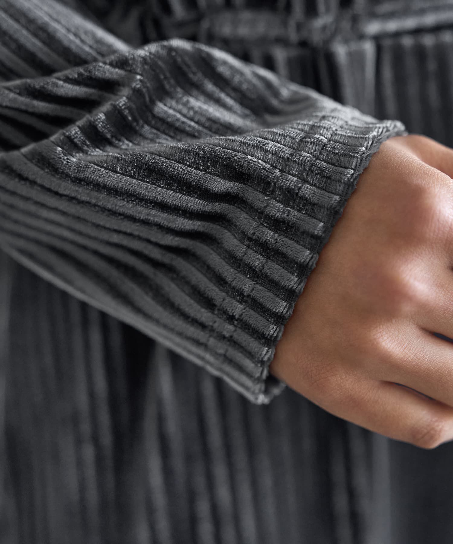 STYLE DELI「ストライプベロアワンピース」|ワンピース|