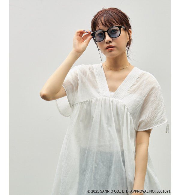  「Zoff｜はぴだんぶい ウェリントン型 サングラス｜紫外線対策 UVカット｜ユニセックス｜グッズ  」|サングラス|