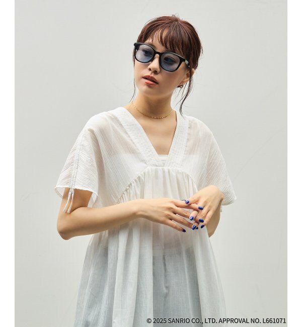  「Zoff｜はぴだんぶい ウェリントン型 サングラス｜紫外線対策 UVカット｜ユニセックス｜グッズ  」|サングラス|