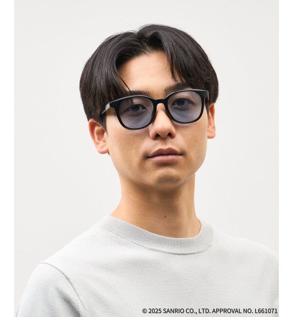  「Zoff｜はぴだんぶい ウェリントン型 サングラス｜紫外線対策 UVカット｜ユニセックス｜グッズ  」|サングラス|