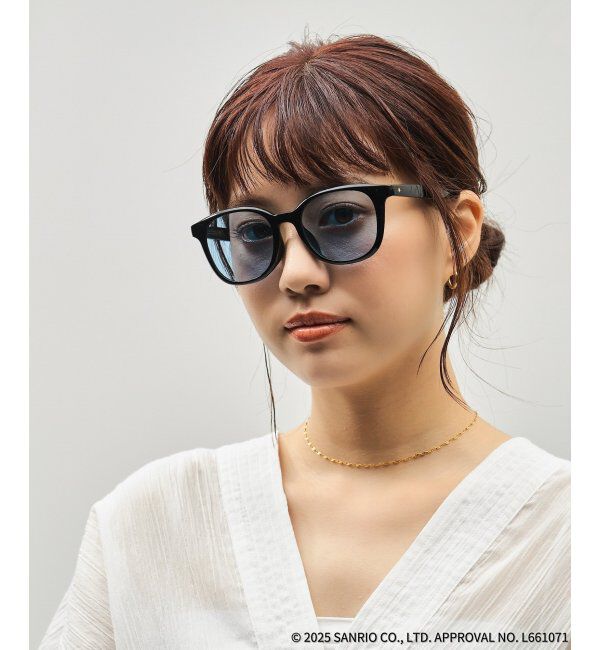  「Zoff｜はぴだんぶい ウェリントン型 サングラス｜紫外線対策 UVカット｜ユニセックス｜グッズ  」|サングラス|