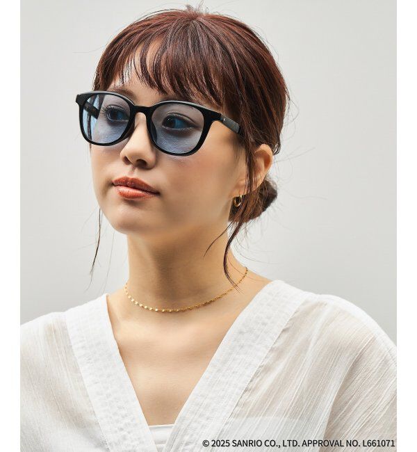  「Zoff｜はぴだんぶい ウェリントン型 サングラス｜紫外線対策 UVカット｜ユニセックス｜グッズ  」|サングラス|