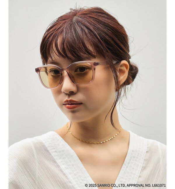  「Zoff｜はぴだんぶい ウェリントン型 サングラス｜紫外線対策 UVカット｜ユニセックス｜グッズ  」|サングラス|