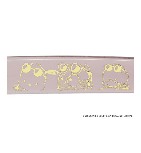  「Zoff｜はぴだんぶい ウェリントン型 サングラス｜紫外線対策 UVカット｜ユニセックス｜グッズ  」|サングラス|