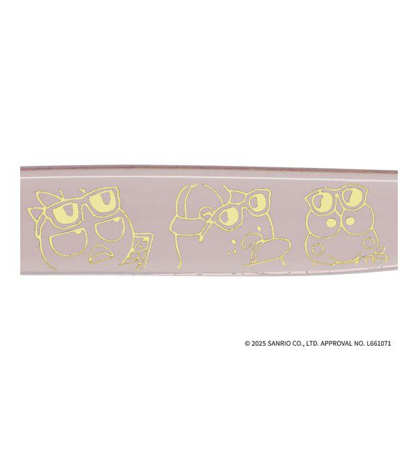  「Zoff｜はぴだんぶい ウェリントン型 サングラス｜紫外線対策 UVカット｜ユニセックス｜グッズ  」|サングラス|