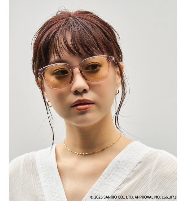  「Zoff｜はぴだんぶい ウェリントン型 サングラス｜紫外線対策 UVカット｜ユニセックス｜グッズ  」|サングラス|