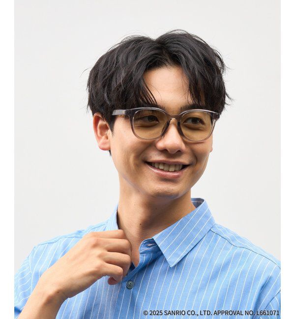  「Zoff｜はぴだんぶい ウェリントン型 サングラス｜紫外線対策 UVカット｜ユニセックス｜グッズ  」|サングラス|