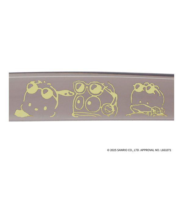  「Zoff｜はぴだんぶい ウェリントン型 サングラス｜紫外線対策 UVカット｜ユニセックス｜グッズ  」|サングラス|