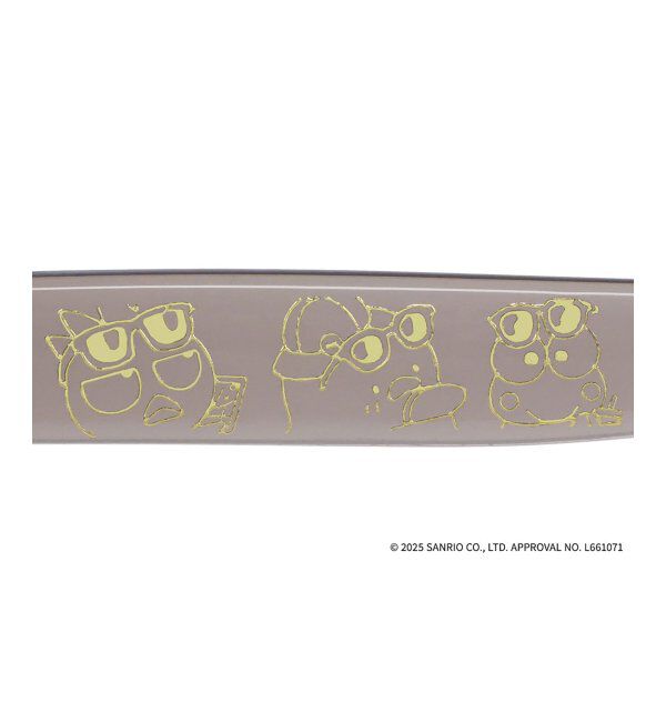  「Zoff｜はぴだんぶい ウェリントン型 サングラス｜紫外線対策 UVカット｜ユニセックス｜グッズ  」|サングラス|