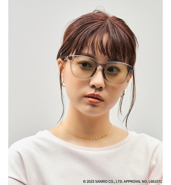  「Zoff｜はぴだんぶい ウェリントン型 サングラス｜紫外線対策 UVカット｜ユニセックス｜グッズ  」|サングラス|