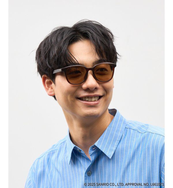  「Zoff｜はぴだんぶい ウェリントン型 サングラス｜紫外線対策 UVカット｜ユニセックス｜グッズ  」|サングラス|