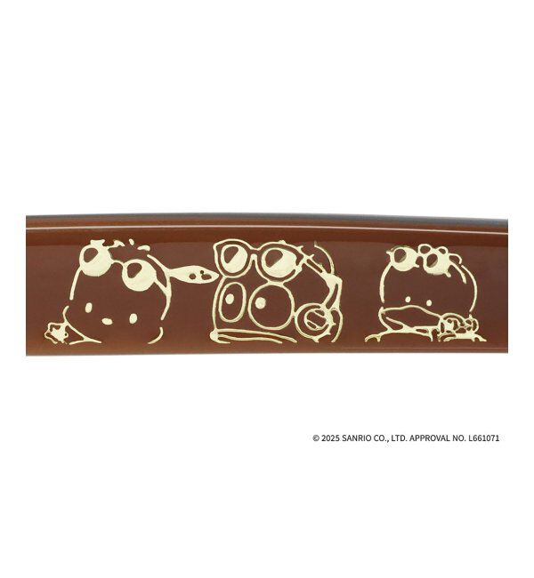  「Zoff｜はぴだんぶい ウェリントン型 サングラス｜紫外線対策 UVカット｜ユニセックス｜グッズ  」|サングラス|