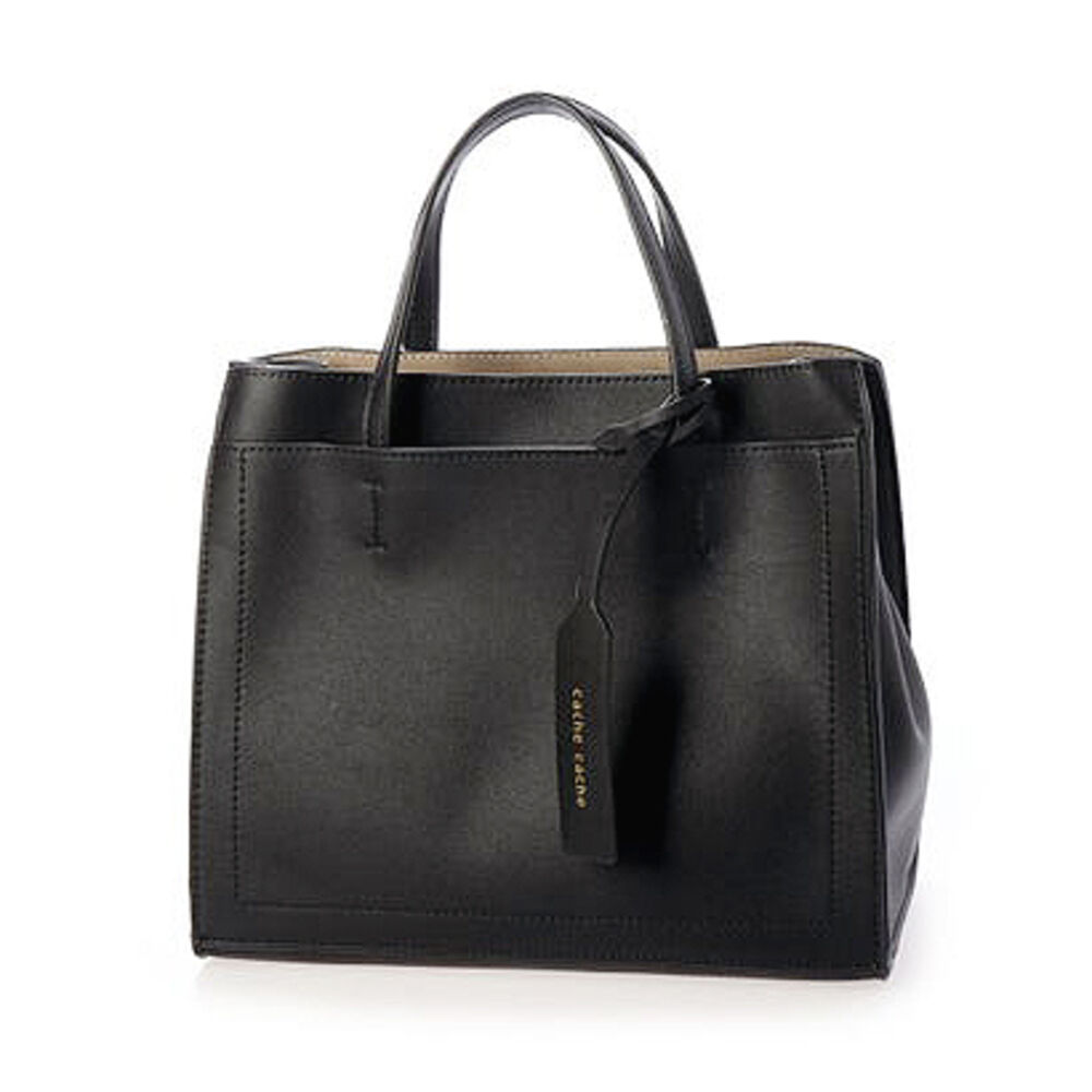 cache cache「カシュカシュ トートバッグ 通販 レディース 可愛い おしゃれ 通勤 バッグ 手提げ きれいめ」|トートバッグ|ブラック1