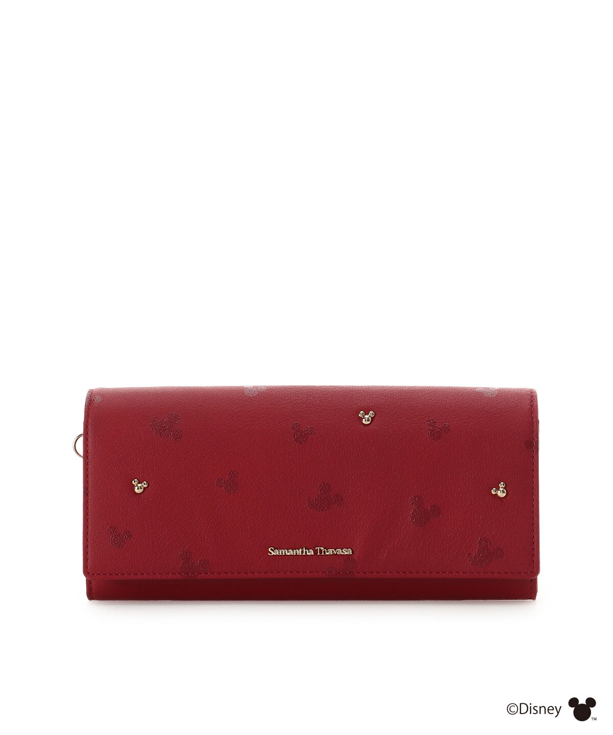 Samantha Thavasa「「ミッキー」コレクション 長財布」|財布|レッド