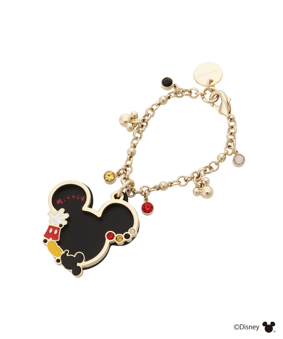 Samantha Thavasa「「ミッキー」コレクション バッグチャーム」|チャーム・キーホルダー|ゴールド