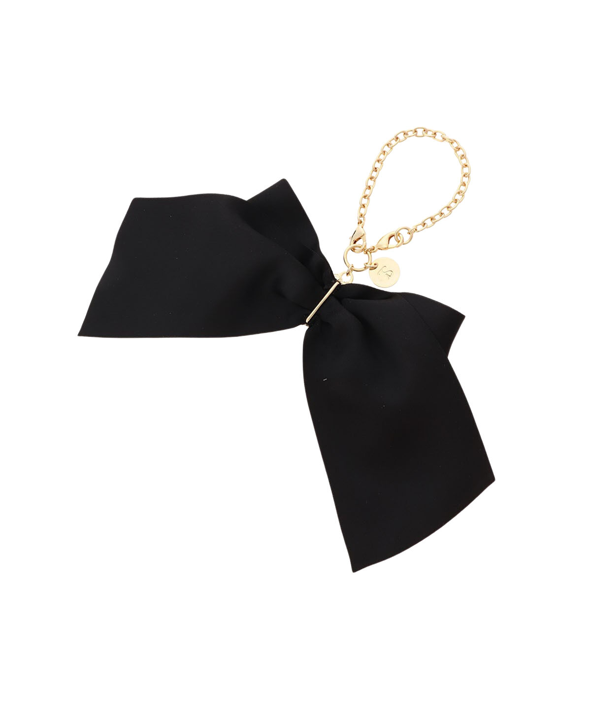 Samantha Vega「サークルビジューリボンバッグチャーム」|チャーム・キーホルダー|