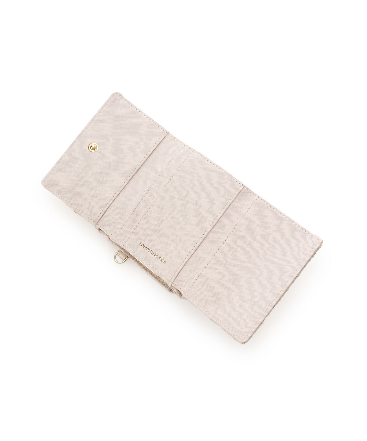 Samantha Vega「ツイードアクセントリボン折財布」|財布|