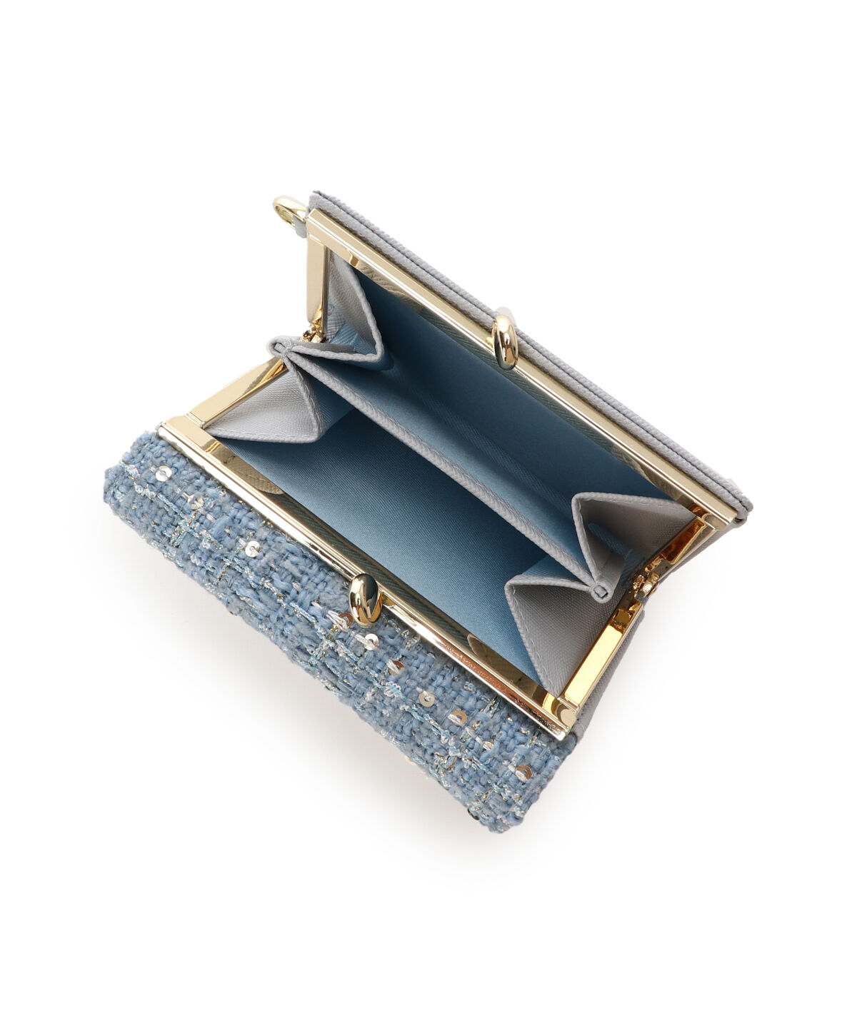 Samantha Vega「ツイードアクセントリボン折財布」|財布|