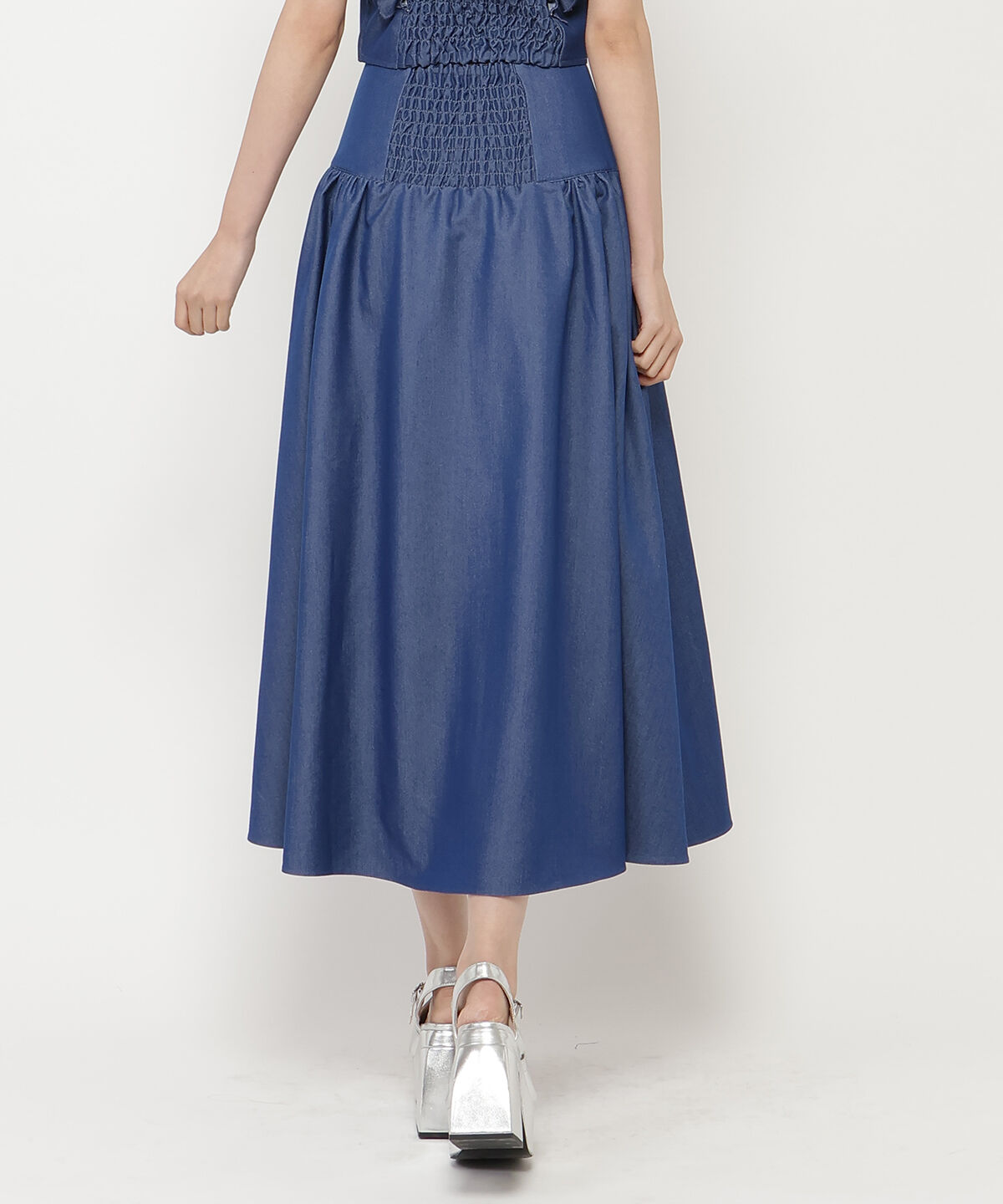 REDYAZEL「ロースイッチングフレアスカート」|フレア|