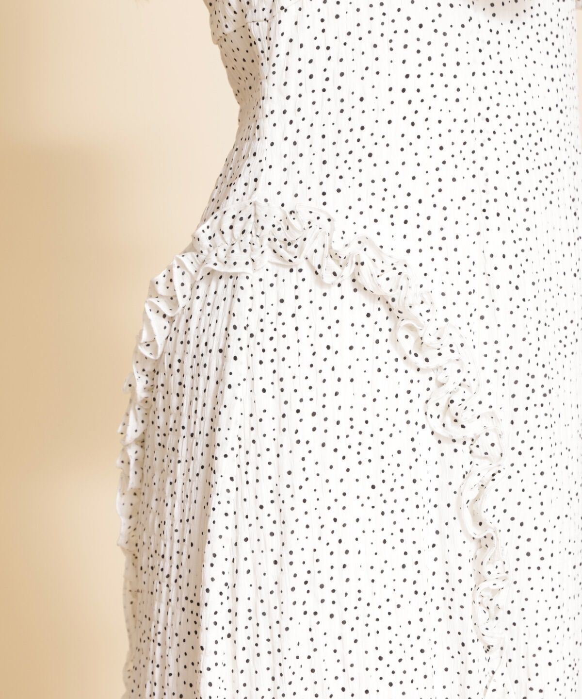 REDYAZEL「フリルカラードットワンピース」|ワンピース|