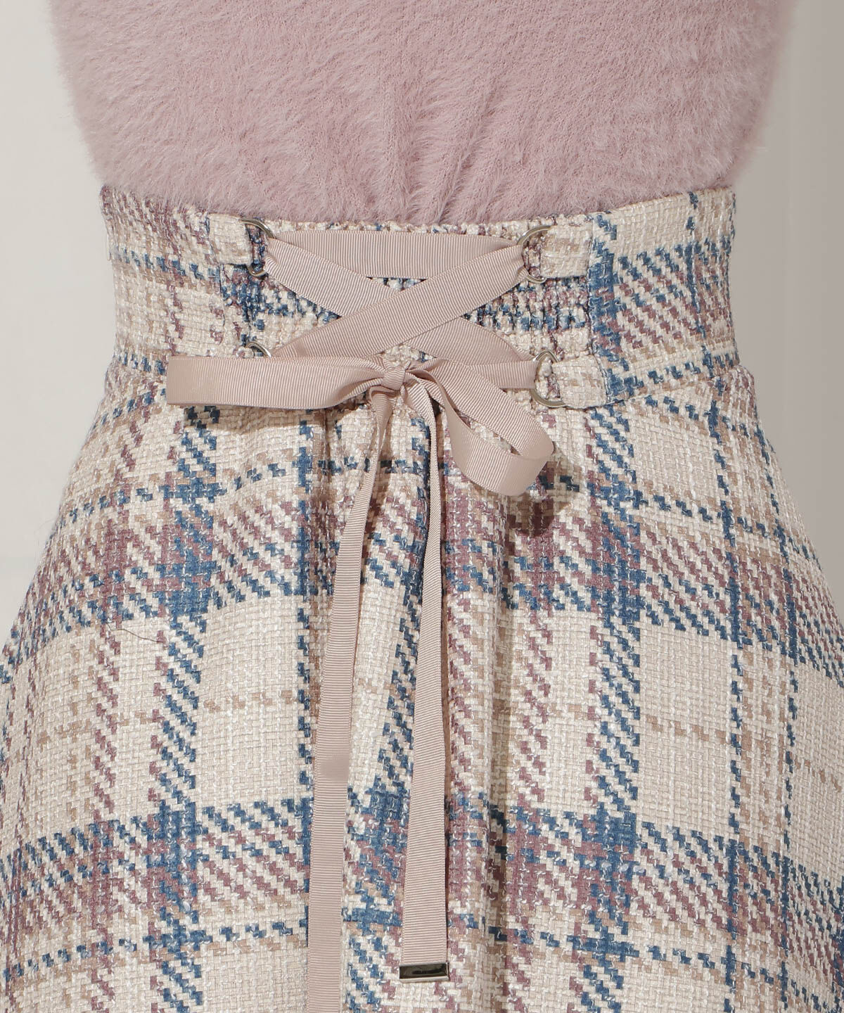 WILLSELECTION「オリジナルチェックスカート」|フレア|