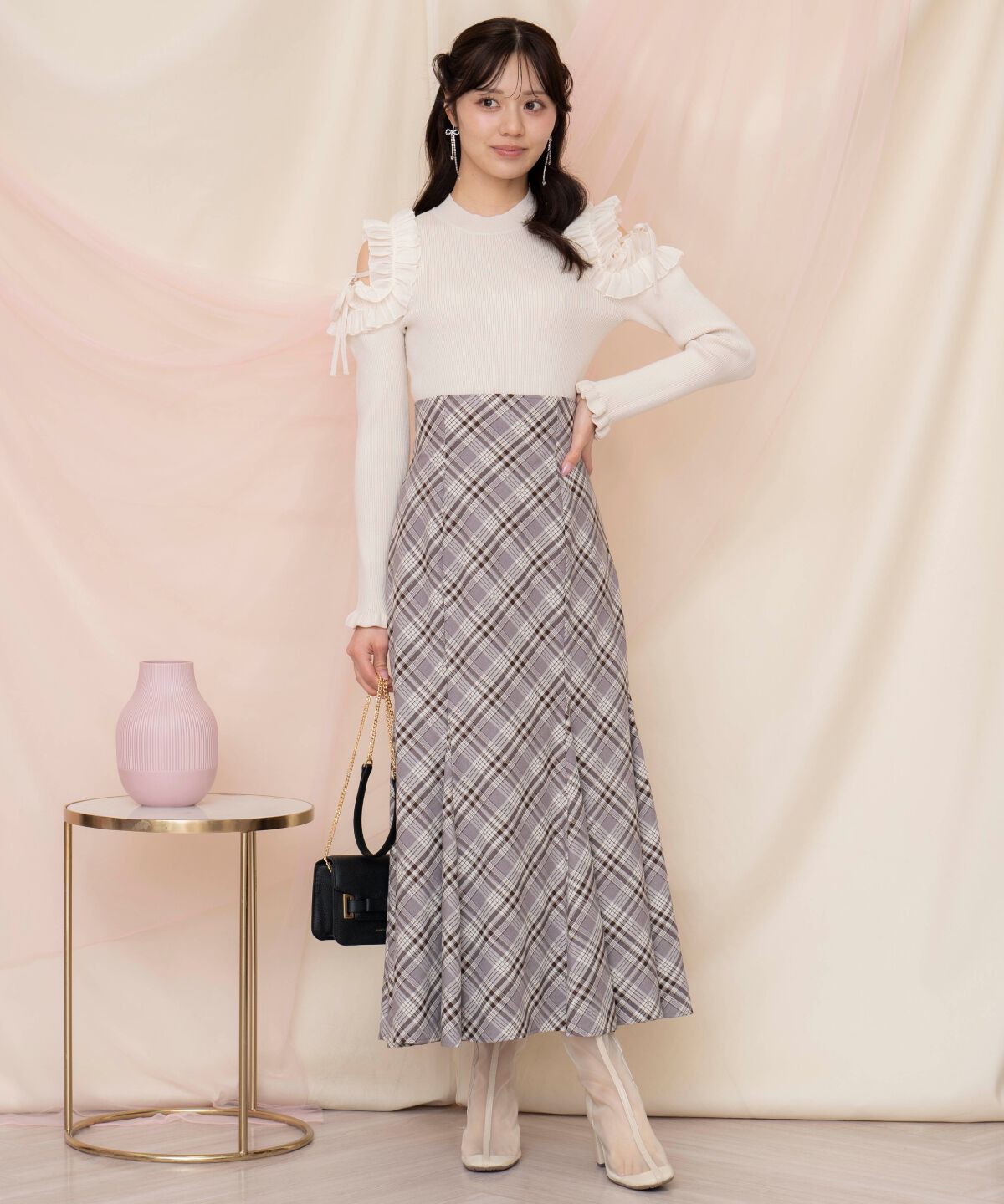 WILLSELECTION「ハイウエストマーメイドスカート」|フレア|