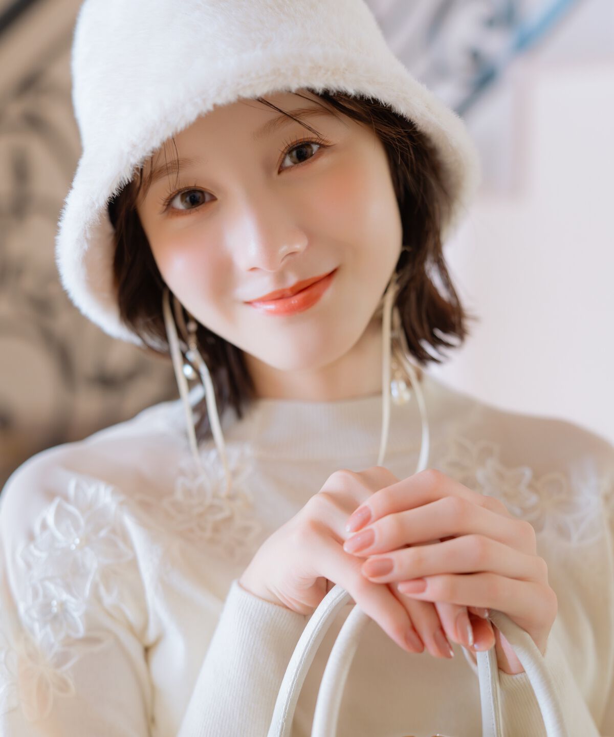 WILLSELECTION「ショルダーエンブロイダリーニット」|ニット・セーター|