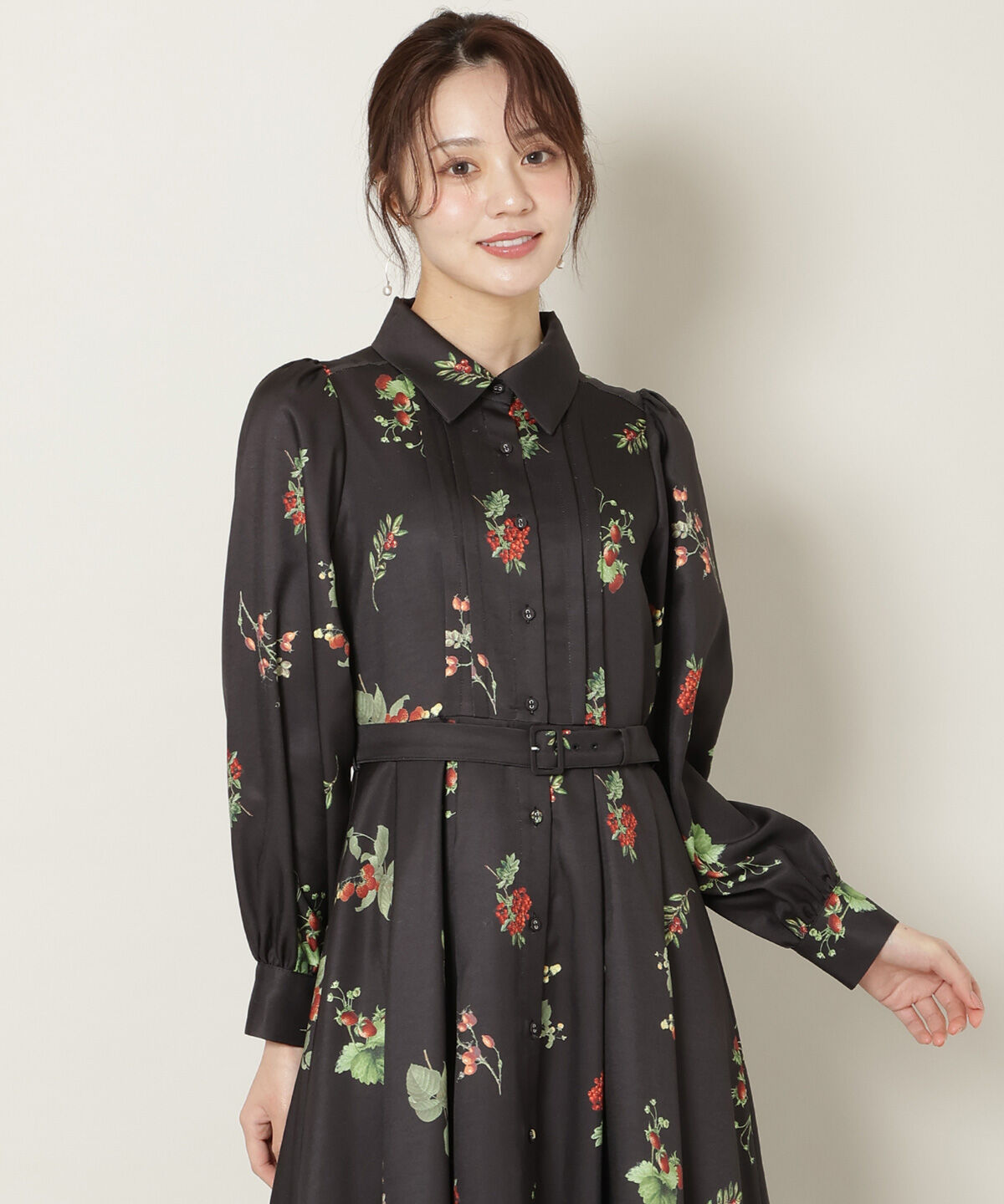 WILLSELECTION「ウィンターボタニカルリボンタイワンピース」|ワンピース|