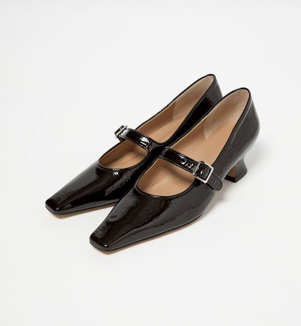 ODETTE E ODILE「スクエアソフトワンベルト パンプス45&darr;&uarr;」|パンプス|